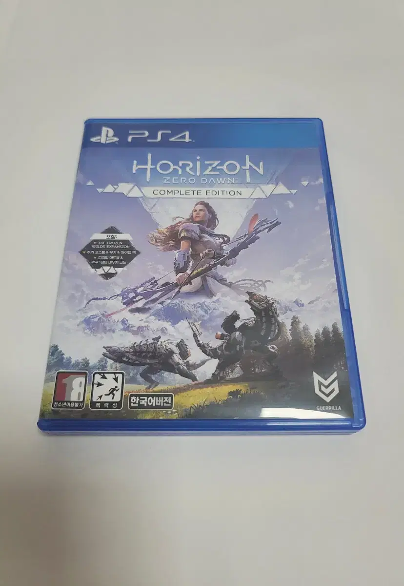 ps4 호라이즌 제로던 컴플리트 에디션 (정발) 소장용 완품